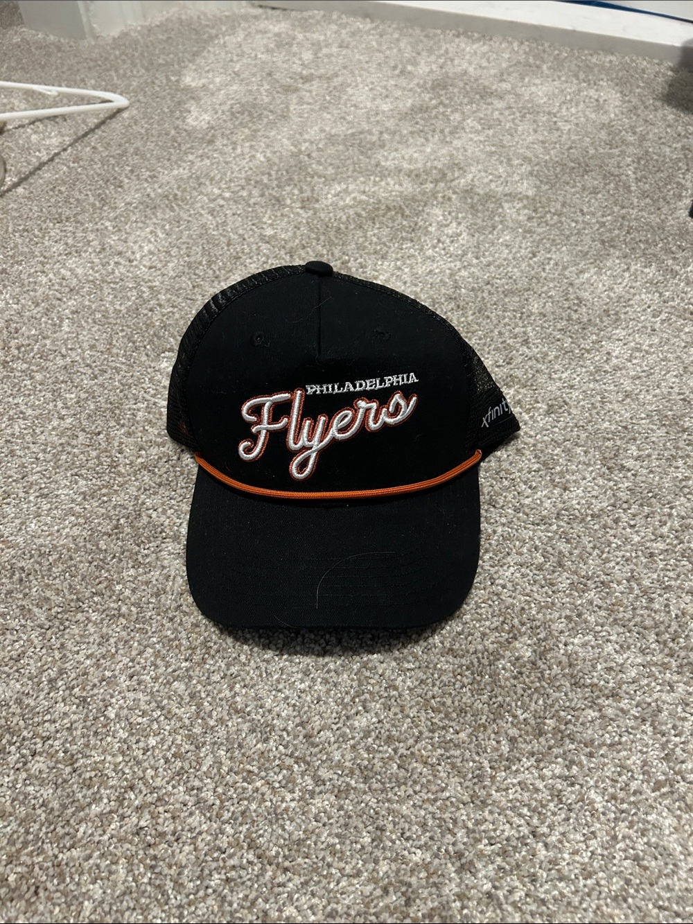 Philadelphia Flyers Black and Orange Cap